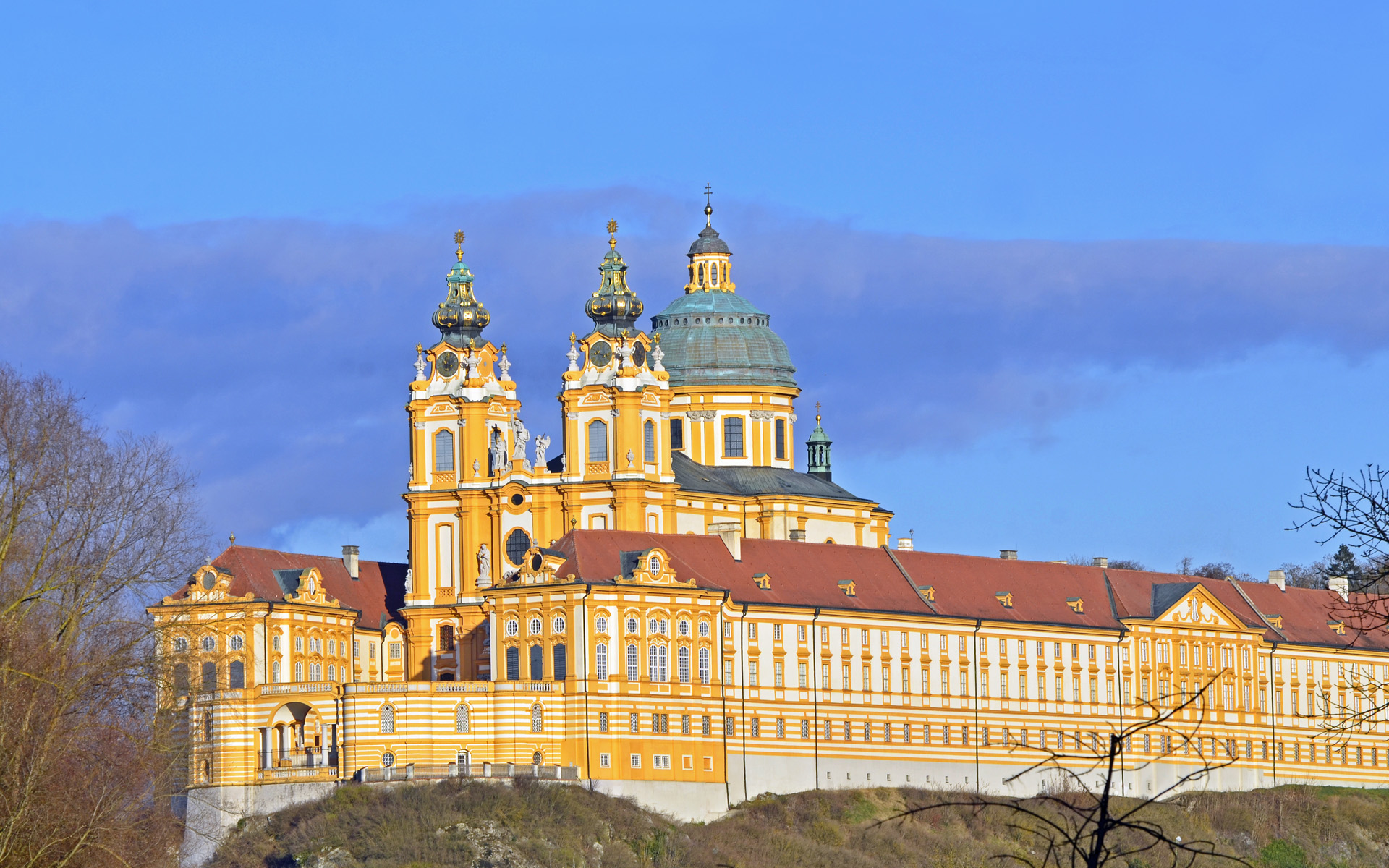 Stift Melk, Westansicht